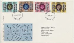 1977-05-11 GB Silver Jubilee Stamps London WC FDC (88398)