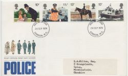 1979-09-26 Police Stamps London WC FDC (88400)