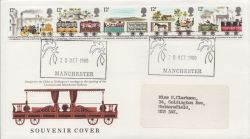 1980-10-20 Railway Stamps Kellogs Manchester Souv (88468)