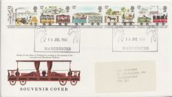 1980-07-14 Railway Stamps Kellogs Manchester Souv (88470)