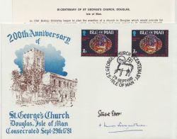1981-09-29 IOM Christmas St George's Church Signed (88502)