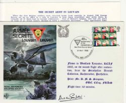 1980-05-31 RAFES SC26 Secret Army in Louvain Signed ENV (88509)