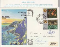 1979-05-15 RAFES SC20 Escape from Greece Signed ENV (88518)