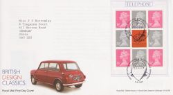 2009-01-13 British Design Booklet Stamps T/House FDC (88540)