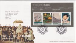 2009-04-21 House of Tudor Stamps M/S T/House FDC (88565)