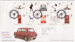 2009-01-13 British Design Classics Stamps Longbridge FDC (88573)