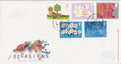 2002-03-05 Occasions Stamps Merry Hill FDC (88616)