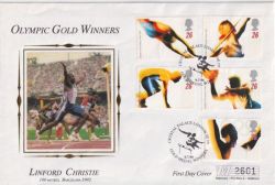 1996-07-09 Olympics & Paralympics London SE19 FDC (88617)