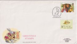 1993-02-02 Greetings Stamp Kensington FDC (88621)