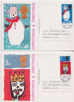 1966-12-01 Christmas Stamps Bethlehem Cards FDC (88628)