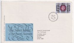 1977-06-15 Silver Jubilee Stamp Bureau FDC (88710)