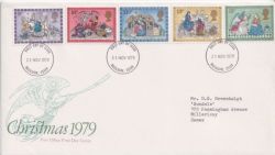 1979-11-21 Christmas Stamps Basildon FDC (88728)