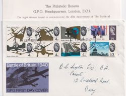 1965-09-13 Battle of Britain Stamps Cardiff FDC (88844)