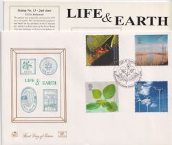 2000-04-04 Life and Earth Stamps Ballymena FDC (88857)