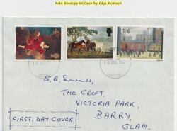 1967-07-10 British Painters Stamps Bristol FDC (88875)