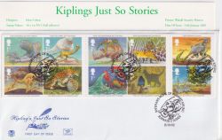 2002-01-15 Kipling Just So Stamps Burwash FDC (88887)