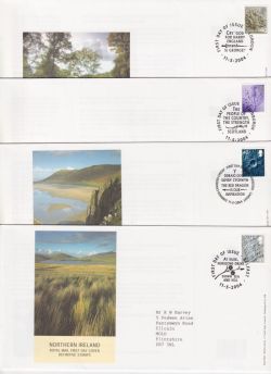 2004-05-11 Regional Definitive Stamps x4 SHS FDC (88901)