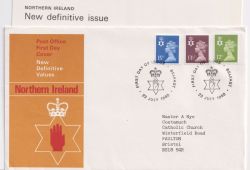 1980-07-23 N Ireland Definitive Stamps Belfast FDC (88921)