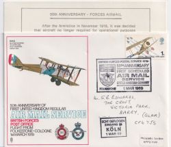 1969-03-01 Air Mail Service 50th Anniversary (88950)