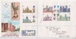 1969-05-28 British Cathedrals Barry cds FDC (88957)