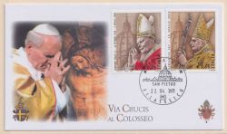2011-04-22 Italy Pope Stamps Souv ENV (89029)