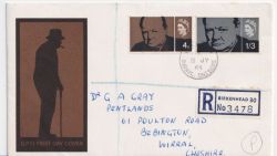 1965-07-08 Churchill Stamps PHOS Wirral cds FDC (89048)