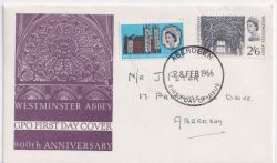 1966-02-28 Westminster Abbey Aberdeen FDC (89066)