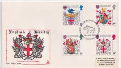 1984-01-17 Heraldry Stamps Leicester FDC (89092)