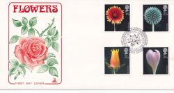1987-01-20 Flowers Stamps Kew FDC (89147)