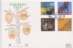 1999-09-07 Farmers Tale Laxton Newark FDC (89201)