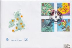2001-03-13 Weather Stamps Bracknell FDC (89224)