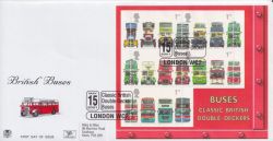 2001-05-15 Buses Stamps M/S London WC2 FDC (89228)