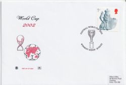 2002-05-21 World Cup Football Stamp Wembley FDC (89243)