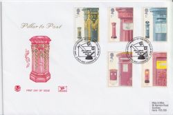 2002-10-08 Pillar to Post Stamps London EC1 FDC (89249)