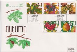1993-09-14 Autumn Stamps Berry Hill FDC (89258)