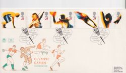 1996-07-09 Olympics & Paralympics Wembley FDC (89283)