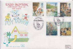 1997-09-09 Enid Blyton Stamps London W1 FDC (89294)
