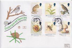 1998-01-20 Endangered Species Stamps Selborne FDC (89297)