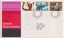 1972-04-26 Anniversaries Stamps Bureau FDC (89319)