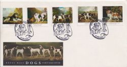 1991-01-08 Dogs Stamps PDSA Telford FDC (89339)