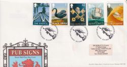 2003-08-12 Pub Signs Stamps Cross Keys FDC (89372)