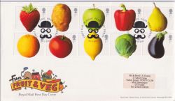 2003-03-25 Fruit and Veg Stamps Pear Tree FDC (89397)