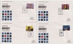 1971-09-22 University Buildings x4 Postmarks FDC (89423)