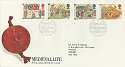1986-06-17 Medieval Life FDC Gloucester (8942)