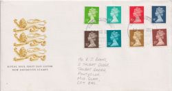 1988-08-23 Definitive Stamps Pontypridd FDC (89497)