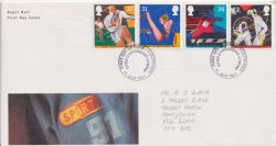 1991-06-11 Sport Stamps Pontypridd FDC (89583)