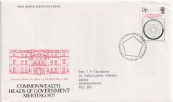 1977-06-08 Heads of Government Bureau FDC (89633)