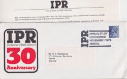 1978-11-17  IPR 30 Anniversary Envelope (89682)