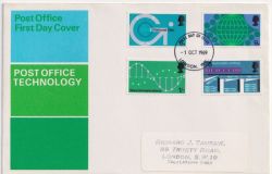 1969-10-01 PO Technology Stamps London WC FDC (89742)