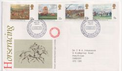 1979-06-06 Horseracing Stamps Bureau FDC (89825)